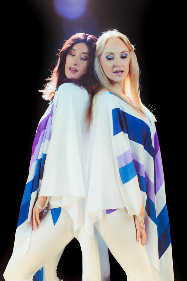 ABBA Tribute Kent, Abba on show, super trouper Jade and Kayleigh the from ABBA On Show Tribute in Kent